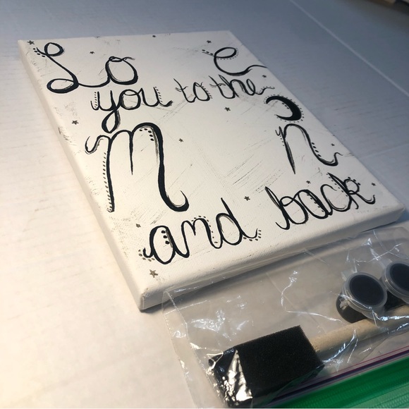 Kel Grizz Art | Hand Painted Canvas Art - DIY Child Handprint/Footprint Keepsake - Picture 4 of 7